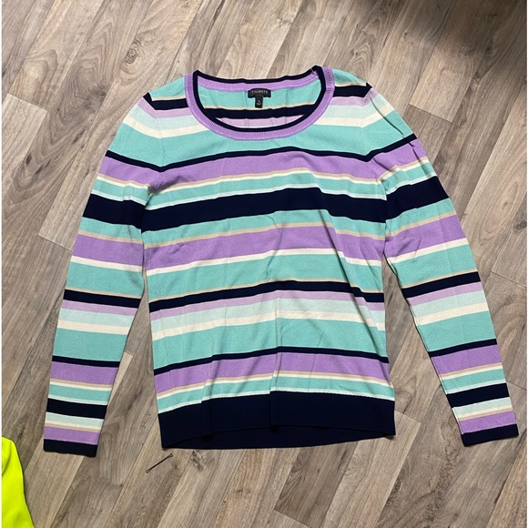Talbots Knit Color Block Sweater - Picture 1 of 3
